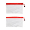 thumbnail image 1 of EeaseCA 2pcs 8 Inch Reusable Mesh Produce Bags Washable Eco Friendly Bags for Grocery Shopping Storage Fruit Vegetable Toys (Red), 1 of 8