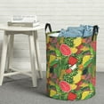 thumbnail image 6 of Naloa Fruits Vegetables And Berries Large Laundry Basket Waterproof Round Collapsible Storage bin with Handles for Hamper Kids Room,Toy Storage, 6 of 6