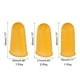 thumbnail image 2 of Uxcell 10Pcs Protectores de Dedos de Goma, Dedales de Silicona, 3 Tamaños, Naranja, 2 of 6
