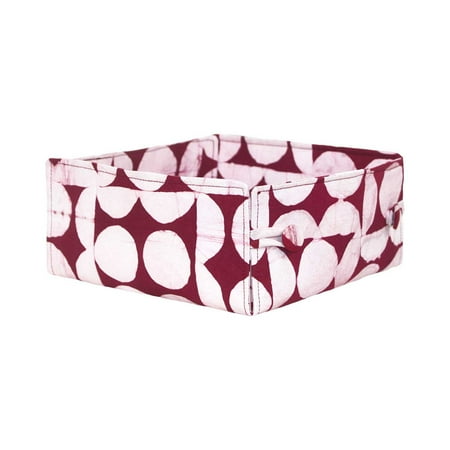 - Button Basket Mod Circles Design Plum - Global Mamas (T)