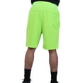 thumbnail image 4 of Riflessi Men's Tech Fabric Performance Activewear Short Pants (NEON Green, XL), 4 of 5