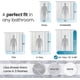 thumbnail image 3 of Forro para cortina de ducha Liba PEVA 8G 72'x96' transparente impermeable, 3 of 5