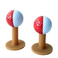 thumbnail image 4 of 2Pcs / Set Pelotas para golf de Práctica de Goma Sintética para Entrenamiento en Interiores Y Exteriores Cola Pelota de práctica de golf, 4 of 8