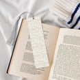 thumbnail image 4 of Kdxio White Rabbit Print Metal Tassel Bookmarks,Perfect Gift for Art Lovers and Bookworms Metal Bookmarks for Women, 4 of 8