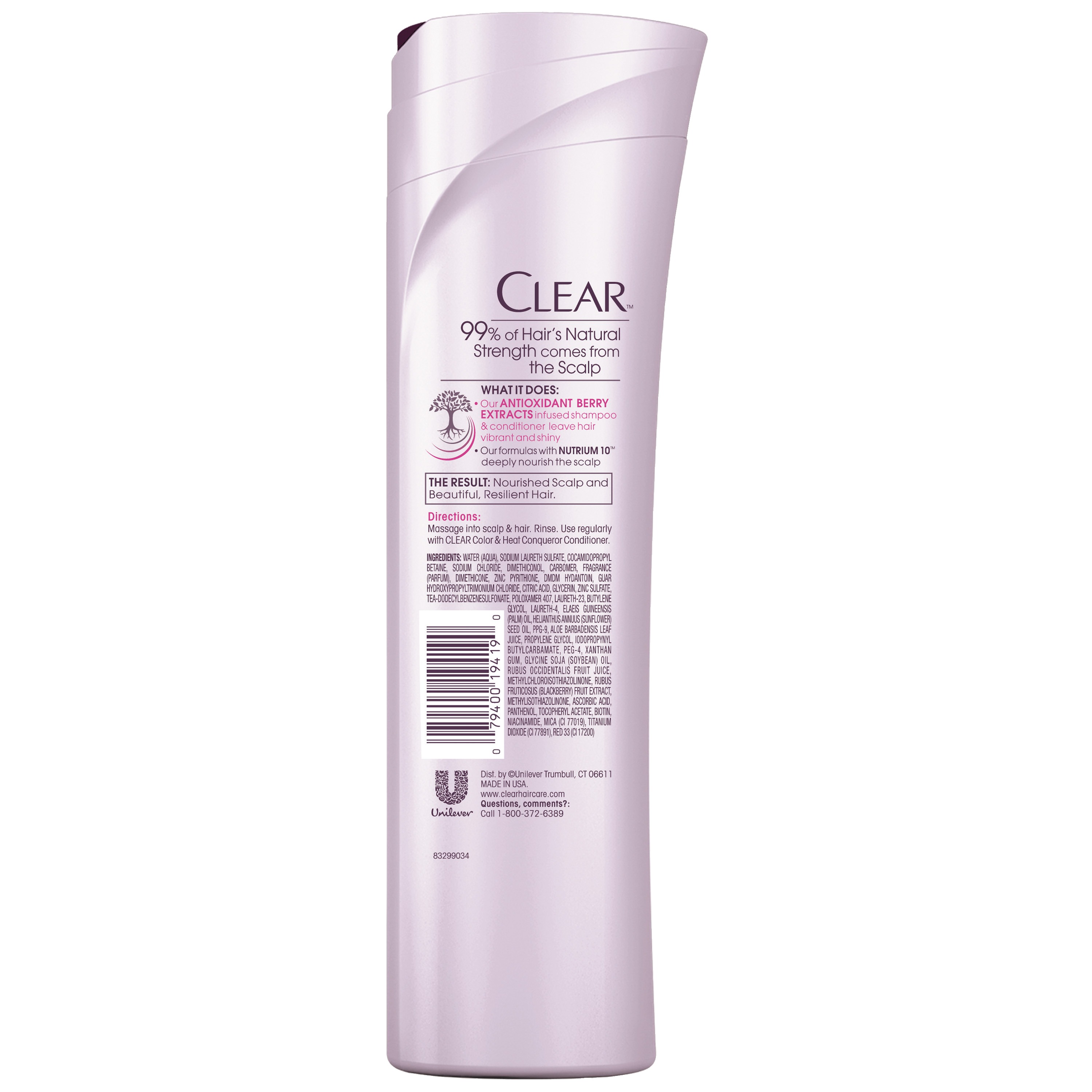 Clear Shampoo Color and Heat Conqueror 12.9 oz - image 3 of 9
