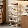 thumbnail image 6 of Storage Rack Floor Standing Shelf, Multi-Tier Organizer for Kitchen Pantry Bathroom Office, Space Saving Shelving Unit with Sturdy Construction for Home Organization, 6 of 7