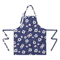 thumbnail image 2 of Pioneer Flower Floral Print Pattern Apron for Women and Men, Cotton Linen Waterproof with Pockets, Adjustable, 33x27 Inch for Kitchen, Gardening, BBQ, Salon, 2 of 6