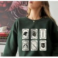 thumbnail image 5 of Six of Crows Sweatshirt - Ketterdam Kaz Brekker Inej Ghafa Nina Zenik Jesper Fahey Matthias Sweater, 5 of 6
