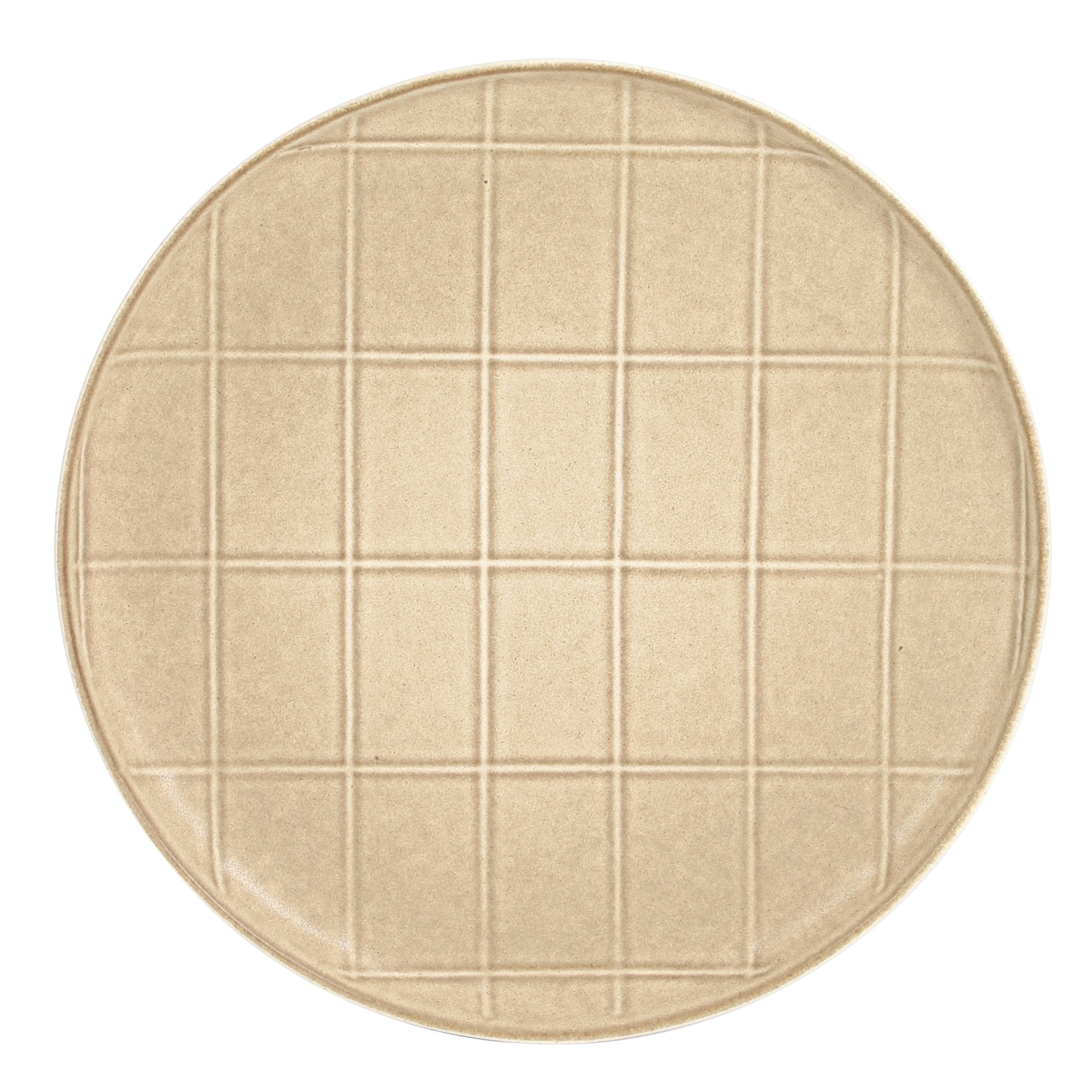 Gisbon Elite Butterwick 12 Piece Plates and Bowls Stoneware Dinnerware Set - Brown Blush Pink Reactive Glaze Patterned Dishes - Microwave and Dishwasher Safe
