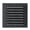 250x250 Black, variant on Stainless Steel Soffit Vent Cover Louvered Grille Wall Vent Flat Ducting Ventilation for Home Wall Ceiling