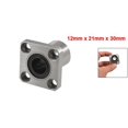 thumbnail image 1 of Bushings Square Flanged Long Linear Bearing 12mm x 21mm x 30mm, 1 of 2