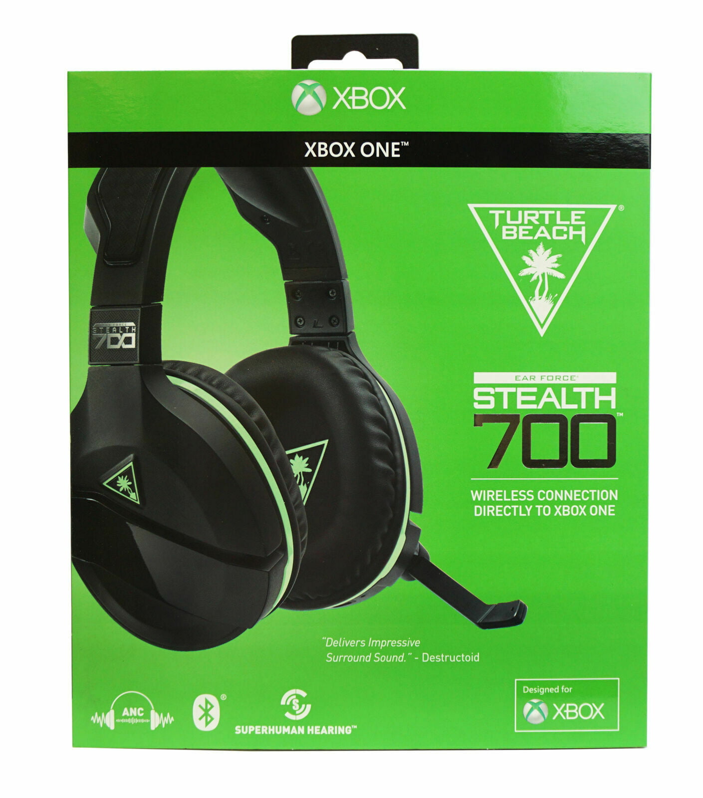 Turtle Beach Stealth Pro PLAYSTATION ver Ear-Cup Headset Black TBS-3365-01 New.