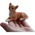 thumbnail image 5 of CATPAN 1Pcs 2 inches Mini Resin Chihuahua Figurine Gifts, Mini Dog Memorial Gifts, Dog Figurines, Car Decor, Collectible Chihuahua Statue Figure Sculpture, Gifts for Chihuahua Lover (Brown), 5 of 17