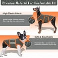 thumbnail image 4 of Kuoser Dog Anxiety Vest, Soft and Reflective Calming Shirt for Dogs, Breathable Pet Anxiety Jacket Wrap for Fireworks, Thunderstorms, Separation, Travel, Gray, Medium, 4 of 7