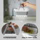 thumbnail image 4 of Carrito de baño portátil plegable de plástico MINDFARGE (gris, paquete de 2), 4 of 6