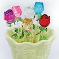 thumbnail image 3 of Exquisite Glass Roses S/6, 3 of 5