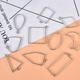 thumbnail image 4 of 10Pcs/Lot Alloy Charm Pendants Hollow Mold Frame DIY Crafts Handmade Bezel Mold, 4 of 6
