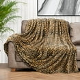 thumbnail image 3 of Cheetah Fleece Throw Blanket | Cheetah Leopard Animal Print Flannel Blanket for Twin Bed | Soft Velvet Lightweight Microfiber Blanket for Bed Couch Sofa | Inches Cheetah, 3 of 7
