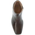 thumbnail image 5 of Journee Womens Cappri Inside Zip Entry Square Toe Booties, Widths Available, 5 of 9