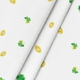 thumbnail image 5 of St. Patrick''s Day Tablecloth 60×104 Inch, Clover Shamrock Hat White Washable Table Cover for Party Picnic Dinner Decor, 5 of 6