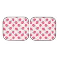 thumbnail image 7 of Fotbe Floral Strawberr 2-Piece Car Windshield Sun Shade | Sun Blocker for Car Windshield | Foldable Automotive Interior Accessories for Sun Protection-Large, 7 of 7