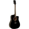 thumbnail image 3 of Rogue RA-090 Dreadnought Cutaway Acoustic-Electric Guitar Black, 3 of 6