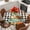 Orange Black White, variant on Thanksgiving Round Tablecloth, Fitted Table Cover with Elastic for 55"-60" Round Tables, Retro Pumpkin Truck Maple Leaf Branch Table Cloth Outdoor Indoor Dinning Party Waterproof Tablecloths