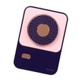 thumbnail image 3 of Ventilador portátil para colgar en el cuello, USB, recargable, mini enfriador, deportes, viajes, suministros de refrigeración, rosa Advancent HA004082-02B, 3 of 6