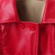 thumbnail image 4 of Gibobby Chaqueta de invierno para niñosChaqueta de vestir de cuero PU de manga larga de retazos para niños pequeños y niñas, abrigos de invierno, ropa ex(Rojo, 5-6 Años), 4 of 5