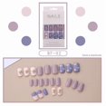thumbnail image 2 of Juego de 24 uñas postizas acrílicas cortas con pegamento HUOGUO, 2 of 5