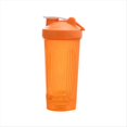 thumbnail image 1 of Vaso Coctelera Deportivo PortáTil Conveniente Vaso Agitador 600 Ml Botella Coctelera de PláStico Adultos Naranja, 1 of 6