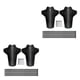 thumbnail image 1 of Eigraketly Guardabarros de plástico para bicicleta de montaña, 2 uds., patrón de fibra de carbono, guardabarros para bicicleta de carretera, Dirtboard, Sin estándar 2piezas Eigraketly  CBP041748, 1 of 6