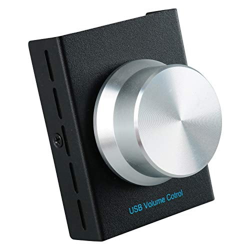 YaeCCC Aluminum USB Volume Control Knob Audio Controller Knob Speaker Adjuster 