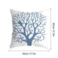 thumbnail image 3 of JLFNYA Pillow Covers,Pillow Protector Clearance!Pillowcase Blue Sofa Cushion Letter Print Short Plush Pillowcase, 3 of 3
