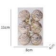 thumbnail image 1 of 6Pcs 1.6" Christmas Ball Foam Ball Shatterproof Christmas Tree Decorations Xmas Hanging Balls Set for Wedding Party Holiday Decorations, 1 of 5