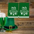 thumbnail image 6 of 1PC Green St. Patrick's Day Hand Towels Cotton Embroidered Irish Shamrock Bathroom Towel Shamrock Absorbent Bath Towels for Spring Drying Cleaning Cooking, 26 x 17.7 Inch, 6 of 6