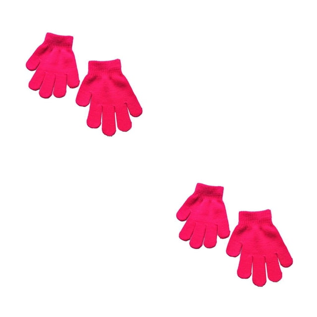 Minnieouse 1 par de guantes para niños, cubierta cómoda para los dedos, guante sencillo para exteriores Type1 NO1