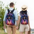 thumbnail image 6 of Lsque Chucky Pattern Canvas Daypack, Durable Backpack, High-quality Versatile Backpack,Vintage Compact Backpack-, 6 of 6