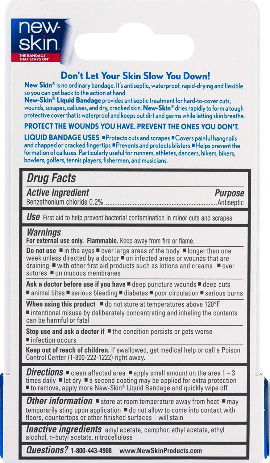New Skin Liquid Bandage 0.3 FL OZ Pack of 12