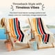 thumbnail image 2 of Toalla de playa Loon & Lake Luxury Retro Stripes, 100% algodón, 2 of 9