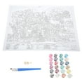 thumbnail image 3 of Painting Kit, Numbers Big Ben Full Drill  Drawing Kit DIY  Painting Costume Party Decoration 40x50cm, 3 of 8