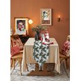 thumbnail image 5 of Table Runner Dresser Scarves Christmas Pine Trees Branch Cotton Linen Burlap Table Cover Pine Cones on White Table Runners for Family Kitchen Dining Holiday Party Banquet Decor, 5 of 5
