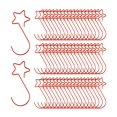 thumbnail image 3 of Ganchos para Árboles de Navidad Macarena Forma de Estrella 100x Ganchos Metal Rojo, 3 of 8
