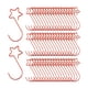 thumbnail image 3 of Ganchos para Árboles de Navidad Macarena Forma de Estrella 100x Ganchos Metal Rojo, 3 of 8