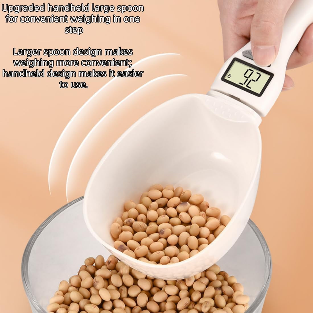 Electronic Measuring Spoon With Conversion, 2026 Upgraded Digital Spoon Scale, Adjustable Digital Measuring Spoons, For Cooking Baking, High Precision Kitchen Gadget With Lcd Display (2PCS)