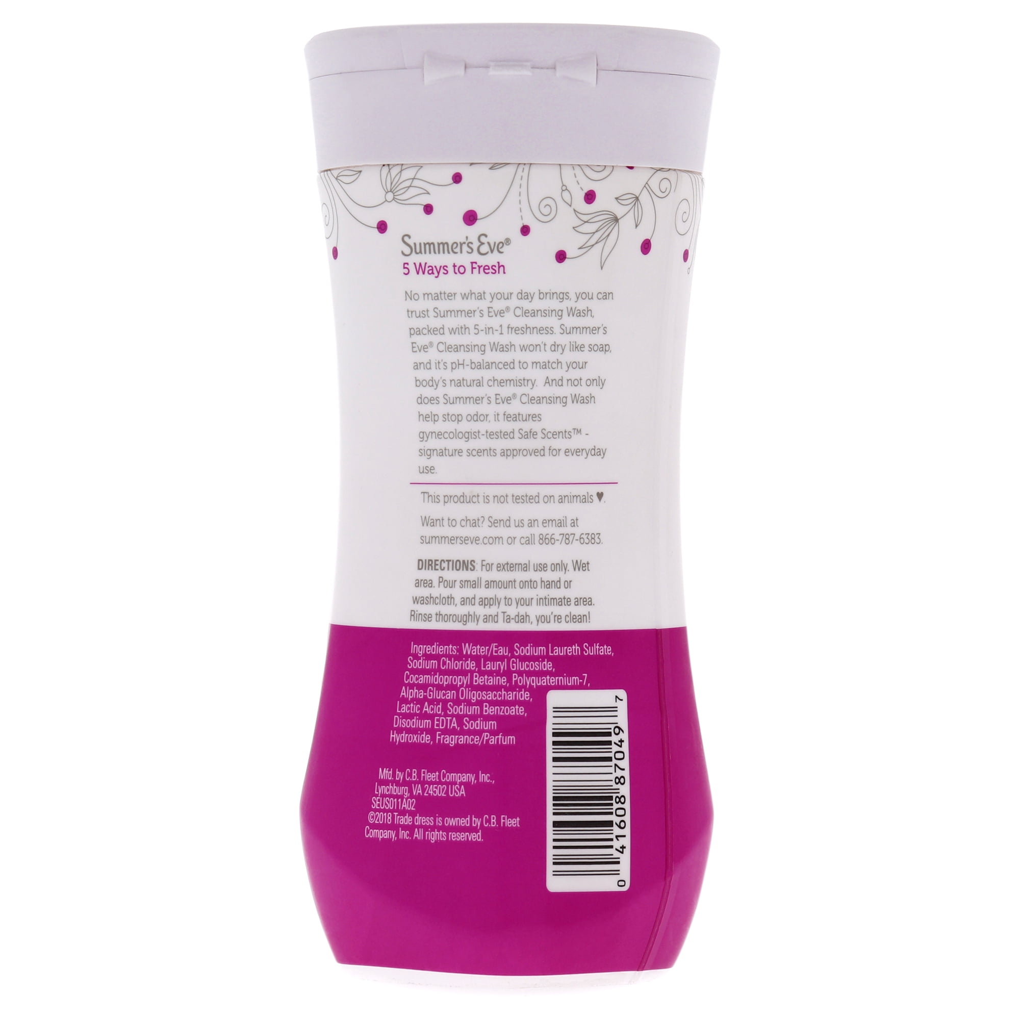 Summers Eve Feminine Wash for Sensitive Skin - Pack of 3 Cleanser, 9 oz