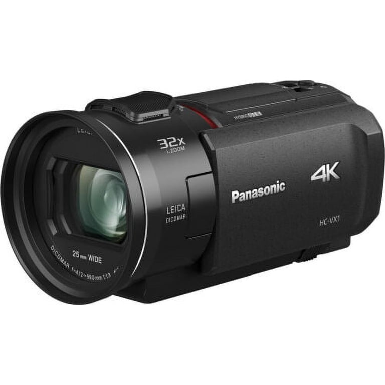 Panasonic VX1 4K Ultra HD 24x Leica Lens Camcorder with 64GB SD