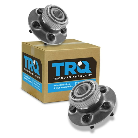 TRQ Rear Wheel Hub & Bearing Left & Right Pair Set for 01-02 Chrysler PT Cruiser BHA53618