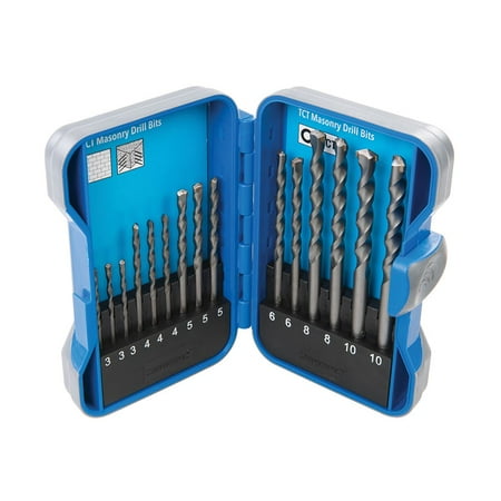 

Silverline - TCT Masonry Drill Bit Set 15pce - 3 - 10mm