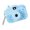 Blue, variant on Safe Plastic Kids Camera Keychain With Fun Cartoon Projector Toy For Creative Indoor Activity Stylish Keyring